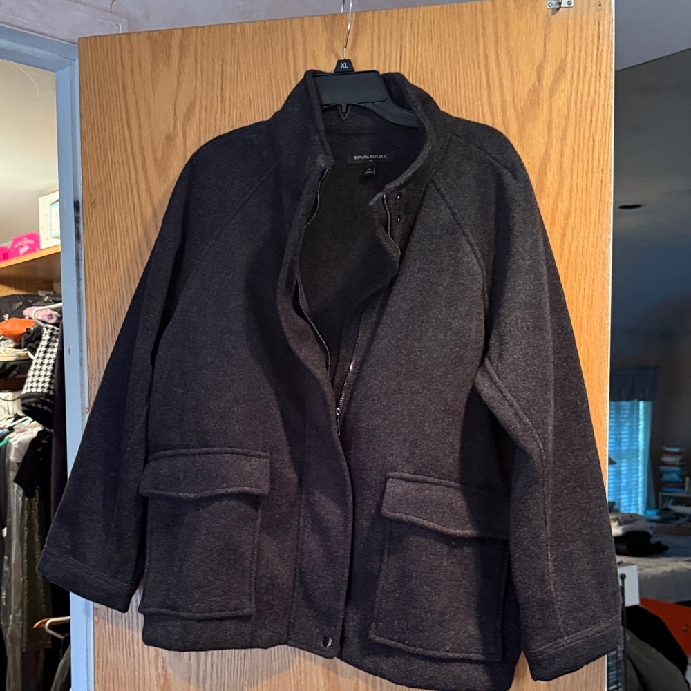 Banana Republic Dark Gray Utility Jacket